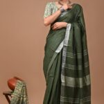 Linen Saree 180612