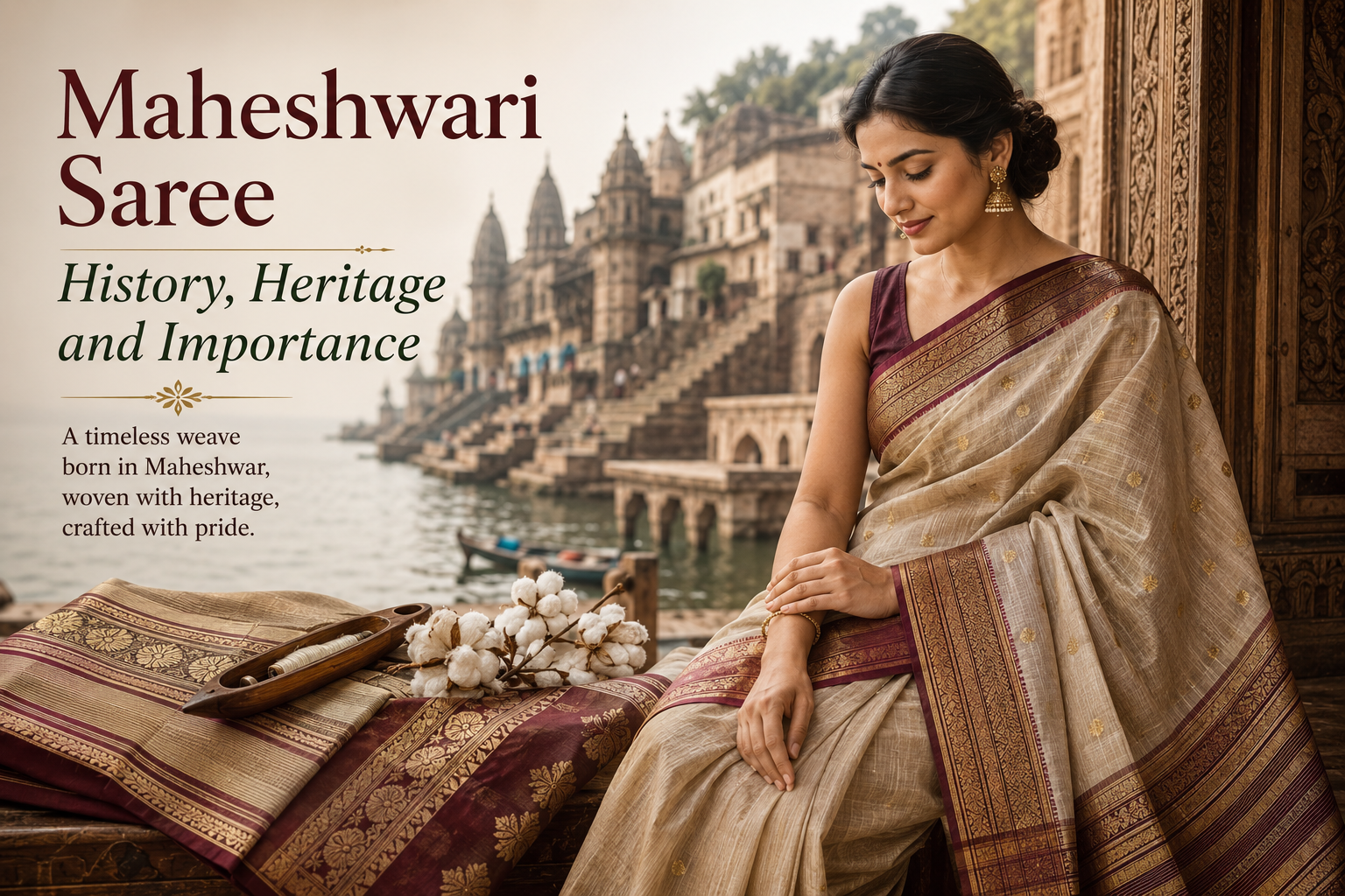 Maheshwari Saree History: The Royal Heritage, Art and Importance of India’s Timeless Handloom